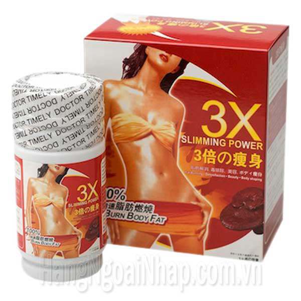Viên Uống Giảm Cân 3x Slim Power Của Nhật