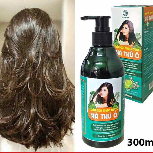 Dầu gội trị rụng tóc, kích thích mọc tóc Hà Thủ Ô