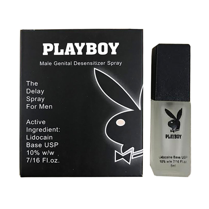 Chai Xịt Xuất Tinh Sớm Playboy Đen