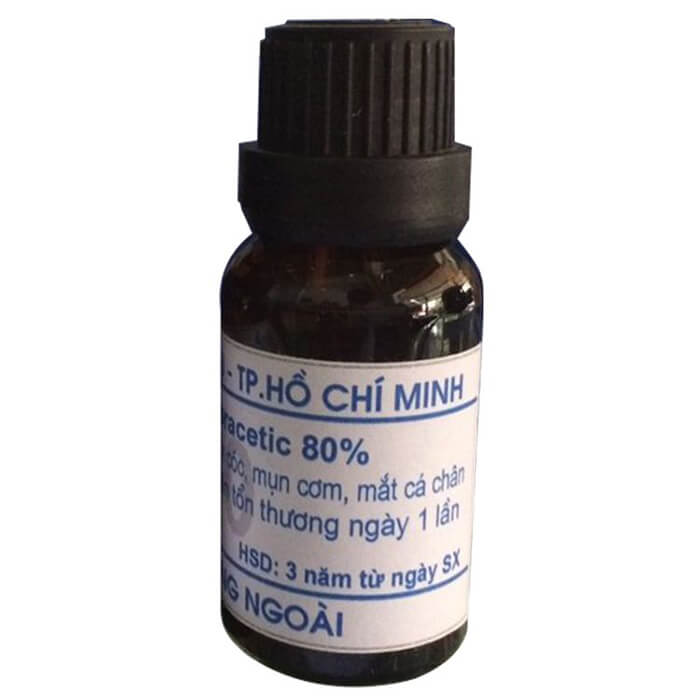 Thuốc Acid Trichloracetic 80% Trị Mụn Cóc của Bệnh viện Da Liễu HCM