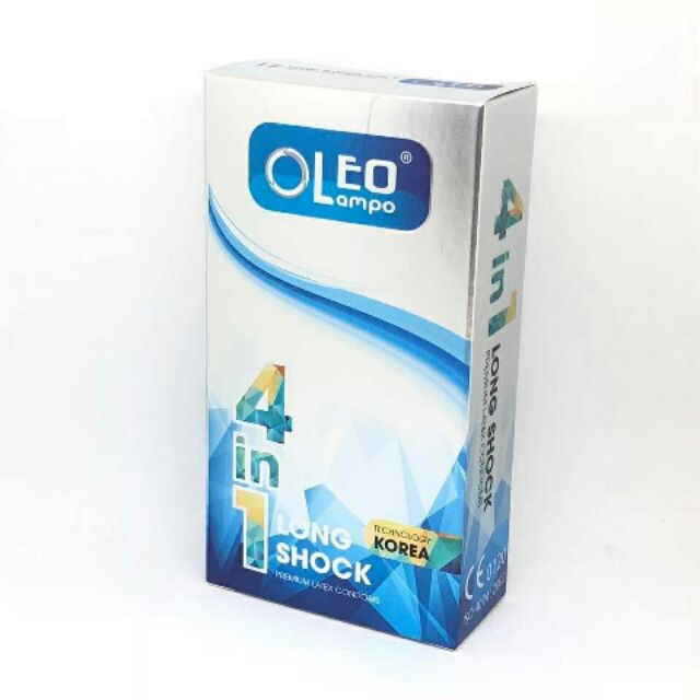 Bao Cao Su Oleo 4 in 1 Kéo Dài Thời Gian Hộp 12 Chiếc