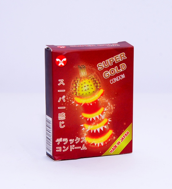 Bao Cao Su Super Gold Bi Gai Hộp 2 Cái