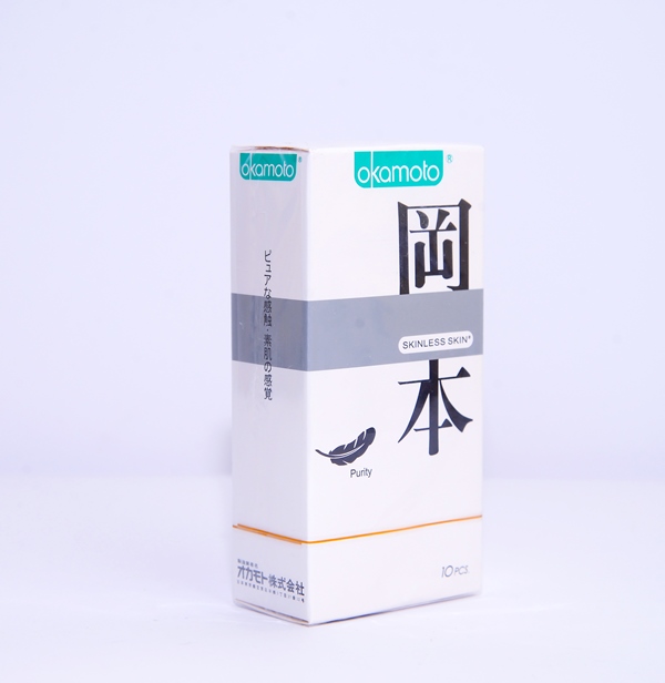 Bao Cao Su Okamoto Siêu Mỏng Purity Nhật Bản Hộp 10 Cái