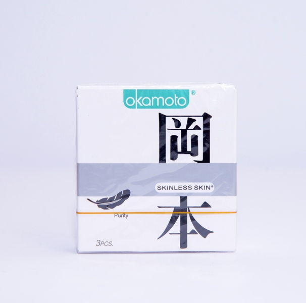Bao Cao Su Okamoto Siêu Mỏng Purity Nhật Bản Hộp 3 Cái