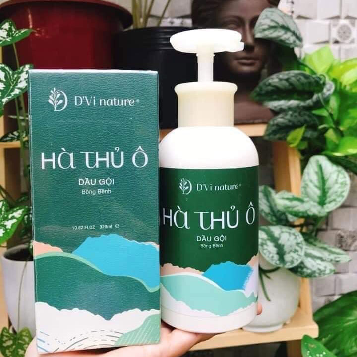 Dầu Gội Trị Tóc Bạc Hà Thủ Ô Dvi Beauty Chai 250ml