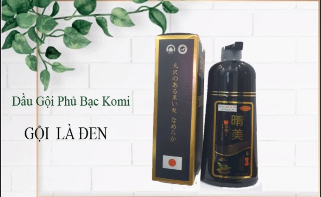 Dầu gội nhuộm đen tóc nhật bản