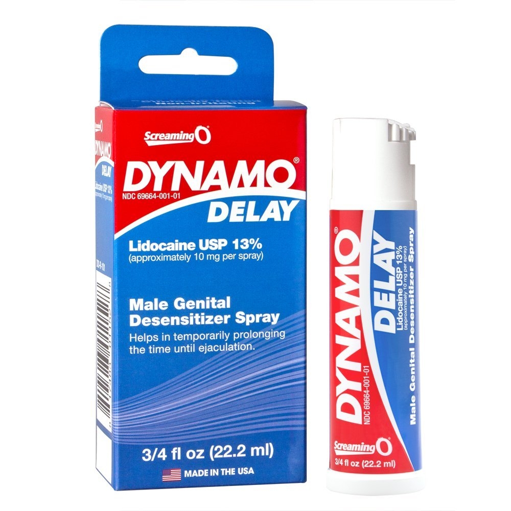 Xịt chống xuất tinh sớm kéo dài thời gian quan hệ của Mỹ - Dynamo delay Spray 22ml 