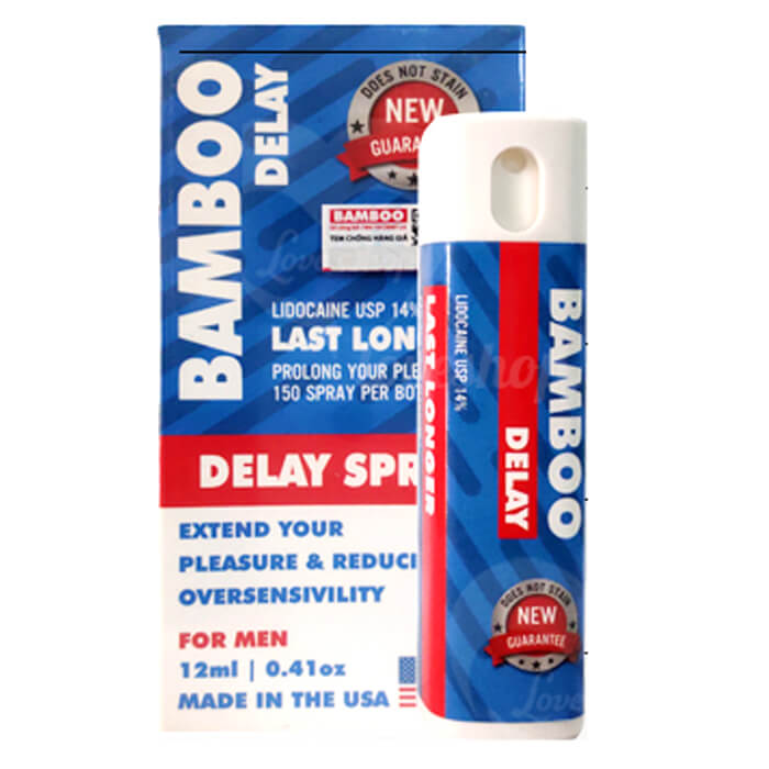 Xịt Chống Xuất Tinh Sớm, Kéo Dài Quan Hệ BamBoo Delay Spray Chai 12ml