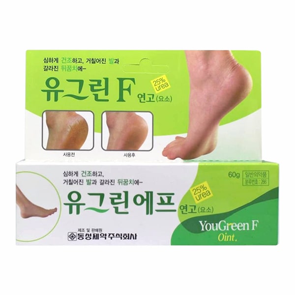 Kem Trị Nứt Gót Chân Yougreen F Oint Hàn Quốc tuýp 60g