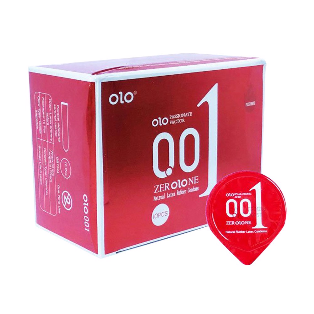 Bao Cao Su Olo Siêu Mỏng 001 Hộp 10 Cái