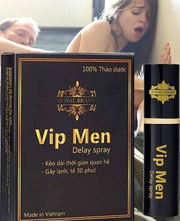 Chai Xịt Kéo Dài Thời Gian Quan Hệ Vip Men Delay Spray 10ml